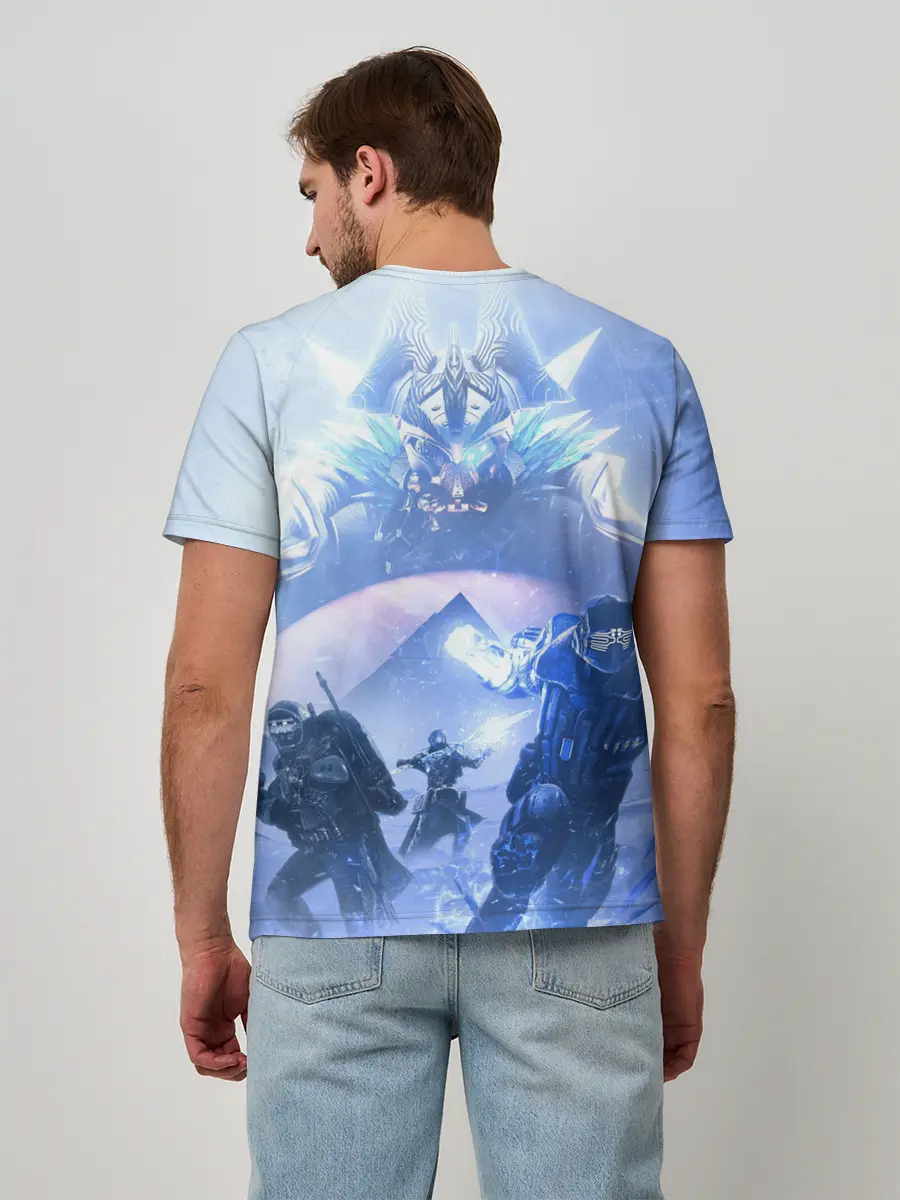 Мужская базовая футболка / DESTINY 2 ЛЕДЯНОЙ МАРС / СТРАЖИ