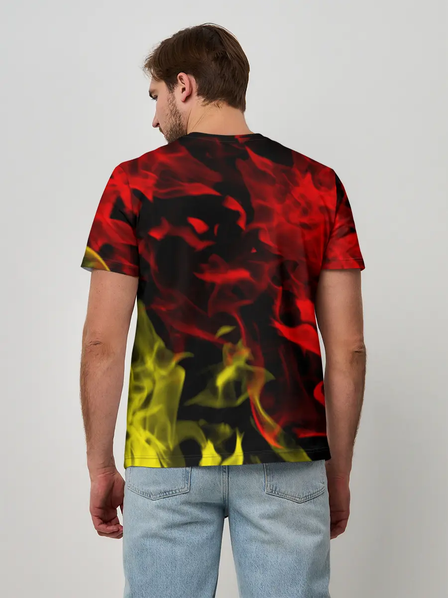 Мужская базовая футболка / Маг огня Among us