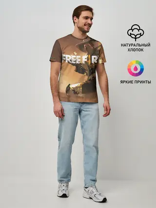 Мужская базовая футболка / FREE FIRE