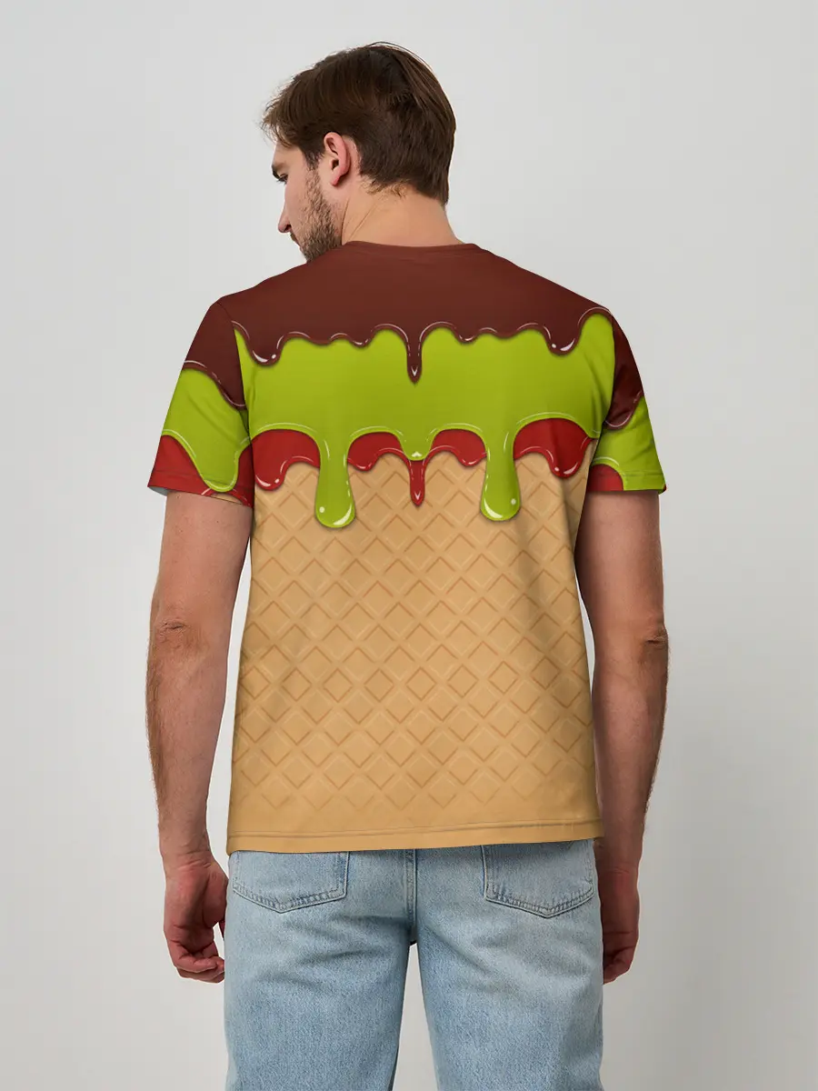 Мужская базовая футболка / Мороженое | Ice Scream