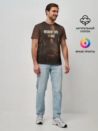 Мужская базовая футболка / RESIDENT EVIL VILLAGE | РЕ ДЕРЕВНЯ