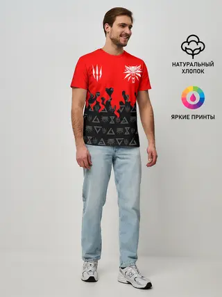 Мужская базовая футболка / THE WITCHER [5]