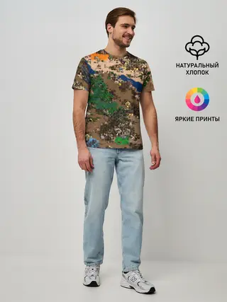 Мужская базовая футболка / Heroes style HD