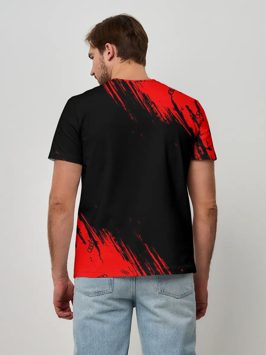 Мужская базовая футболка / AUDI / АУДИ