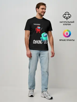 Мужская базовая футболка / AMONG US