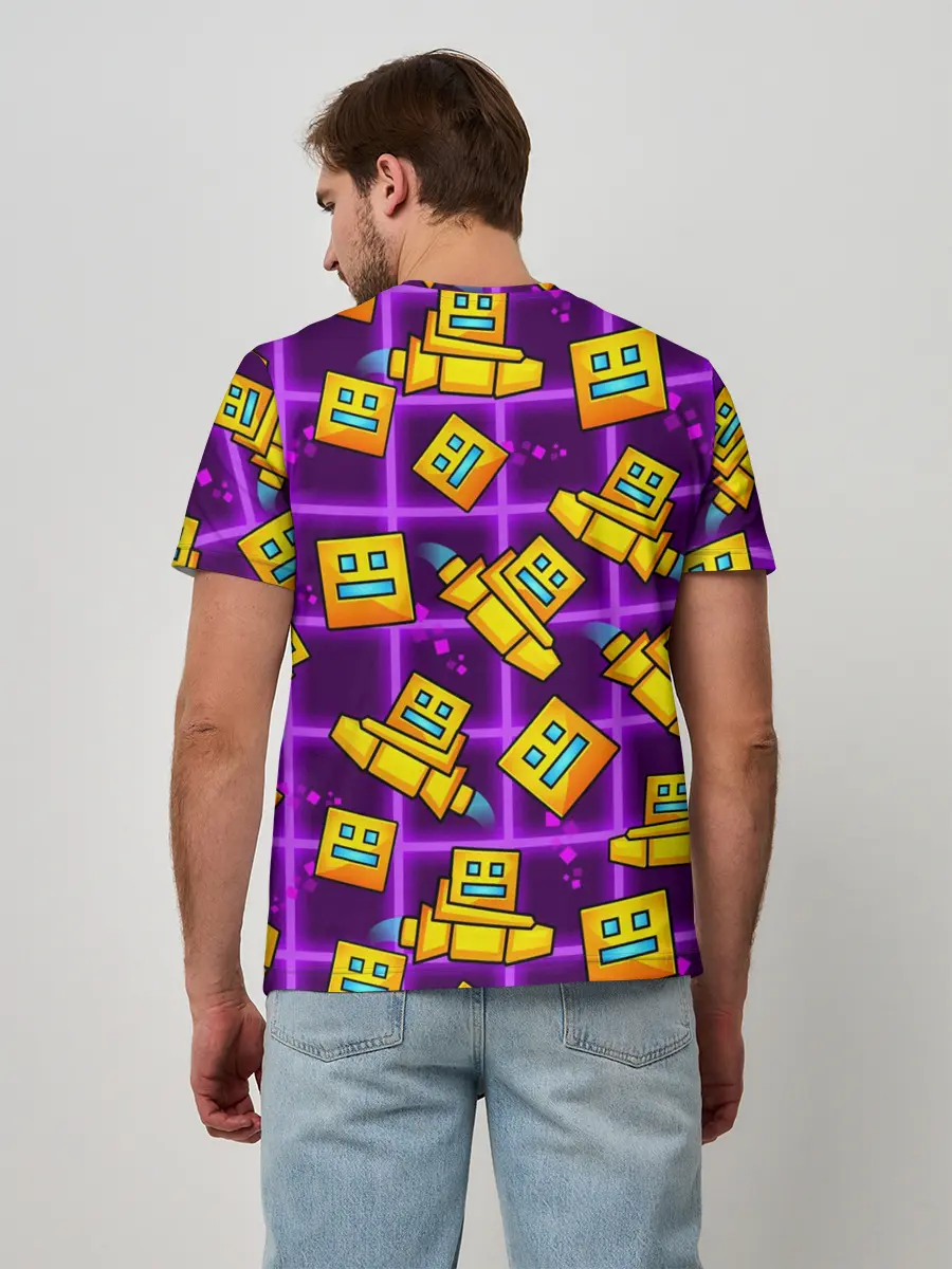 Мужская базовая футболка / GEOMETRY DASH SPACE