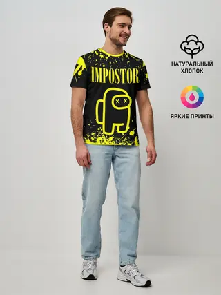 Мужская базовая футболка / AMONG US IMPOSTOR
