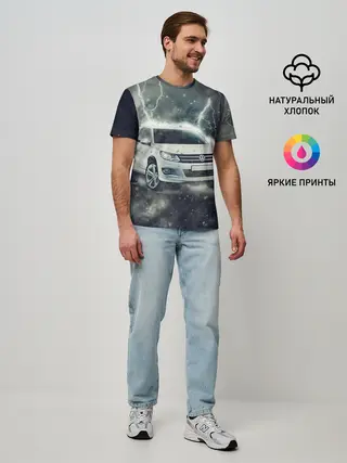 Мужская базовая футболка / Volkswagen Tiguan