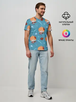 Мужская базовая футболка / Чиби Чайльд