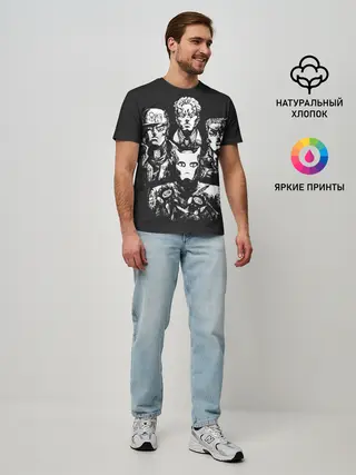 Мужская базовая футболка / JJBA Part 4