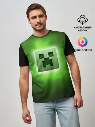 Мужская базовая футболка / MINECRAFT | МАЙНКРАФТ