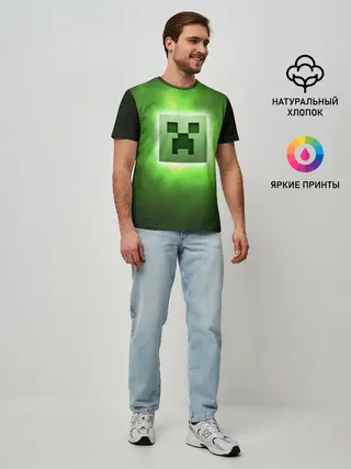 Мужская базовая футболка / MINECRAFT | МАЙНКРАФТ