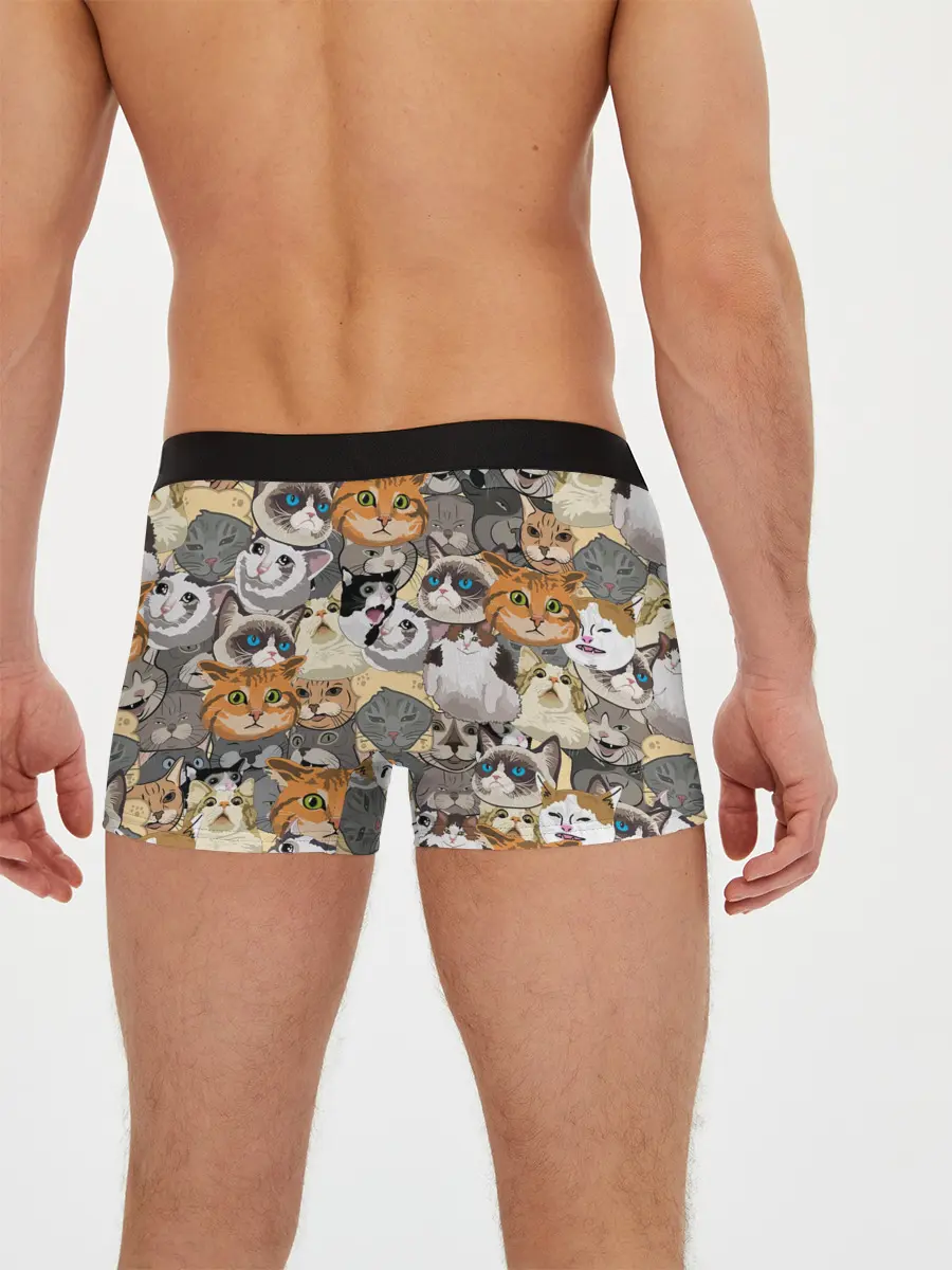 Мужские трусы боксеры / ALL CATS MEMES