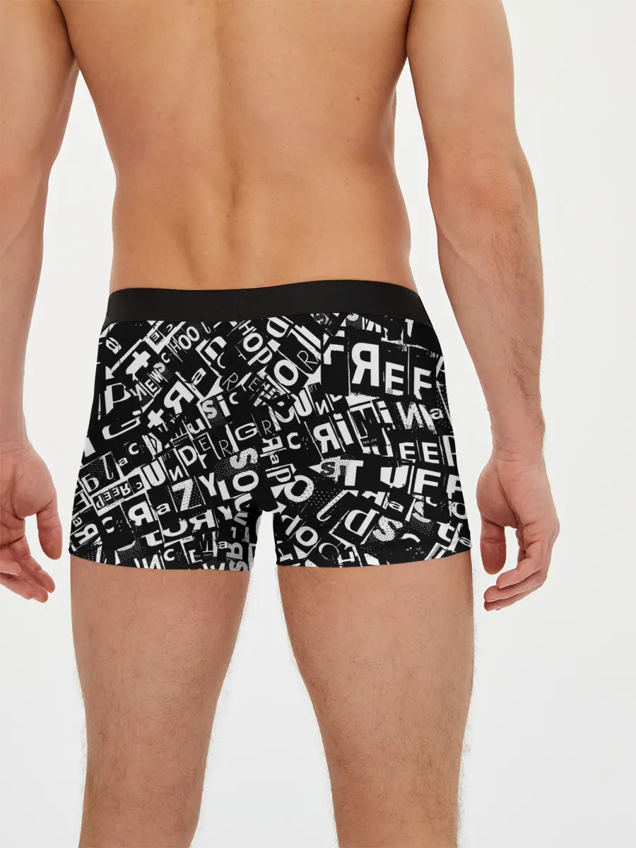 Мужские трусы боксеры / UNDER WHITE