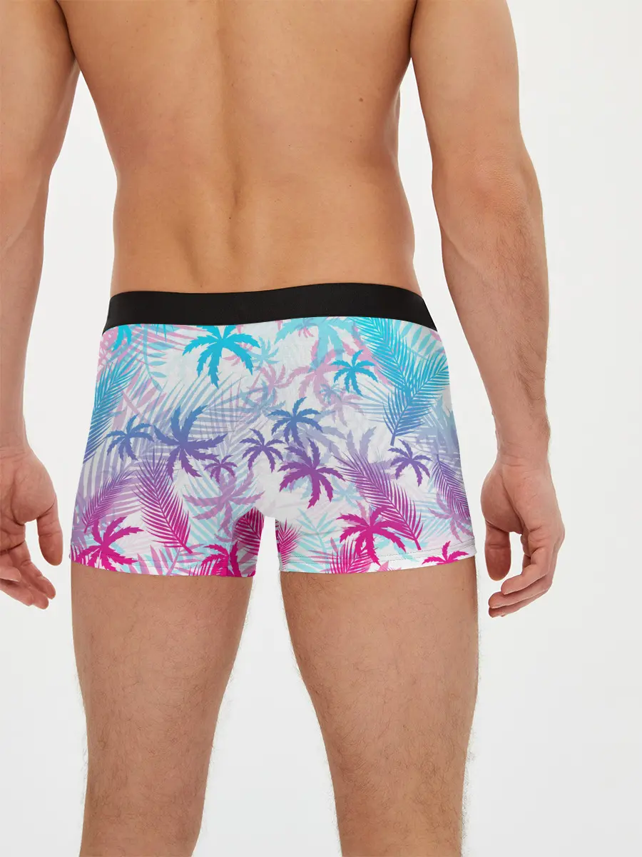 Мужские трусы боксеры / НЕОНОВЫЕ ПАЛЬМЫ