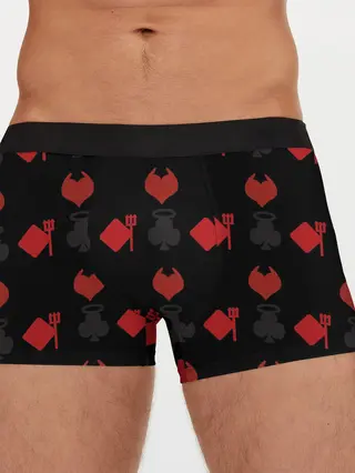 Мужские трусы боксеры / Карточные масти