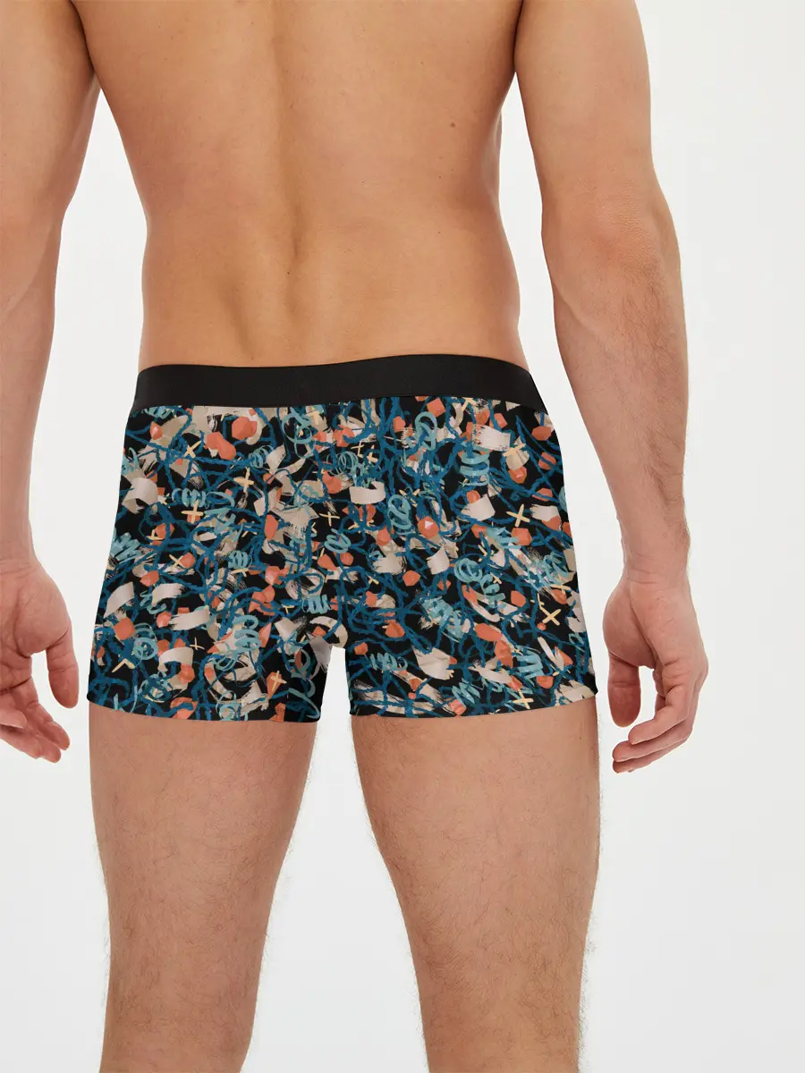 Мужские трусы боксеры / Линии в пространстве