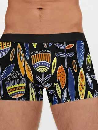 Мужские трусы боксеры / вечные цветы фараона