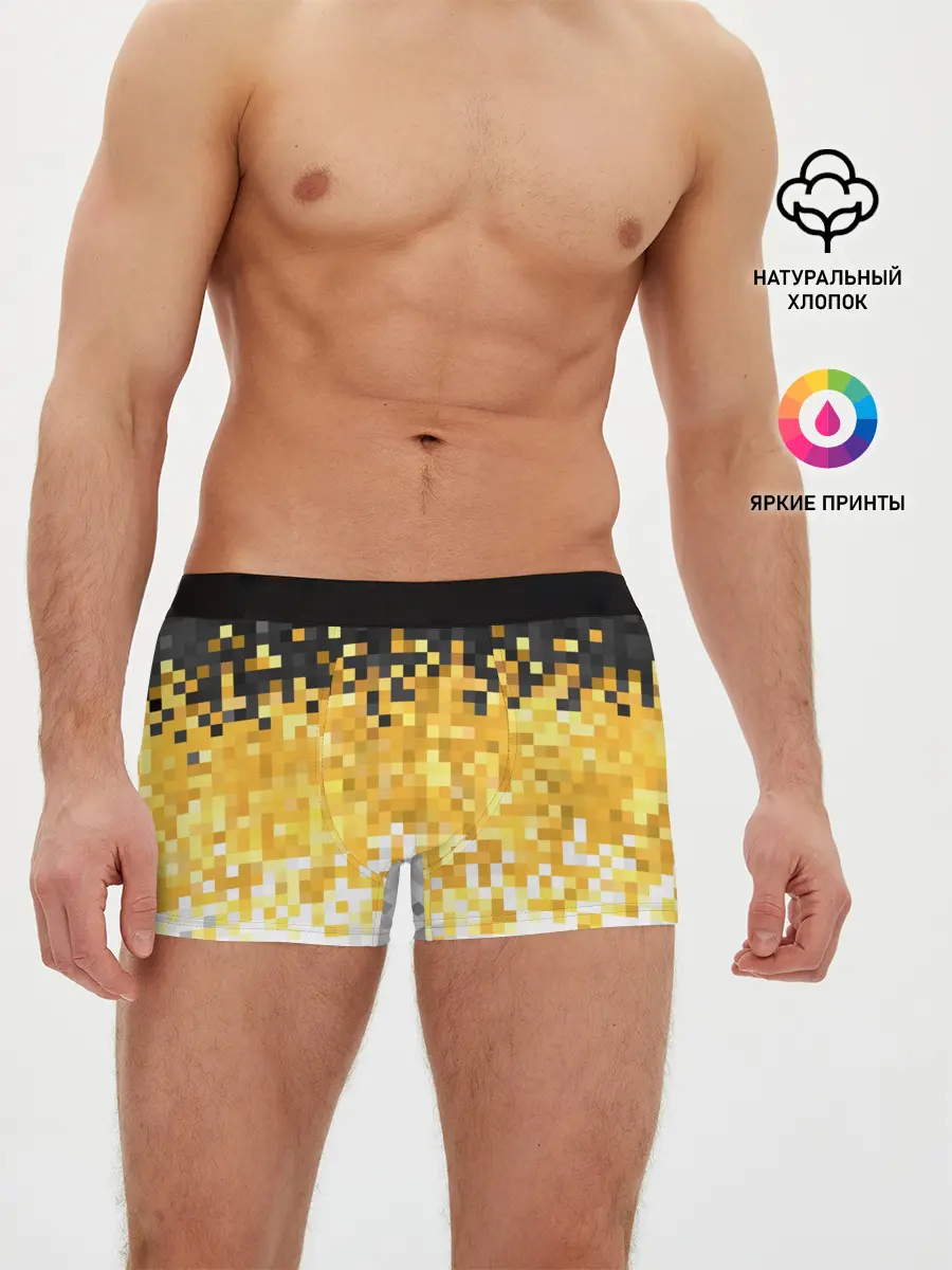 Мужские трусы боксеры / 1858 Имперский флаг пикселами