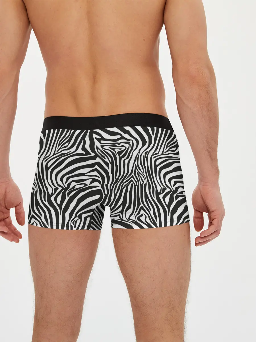 Мужские трусы боксеры / Полосы зебры