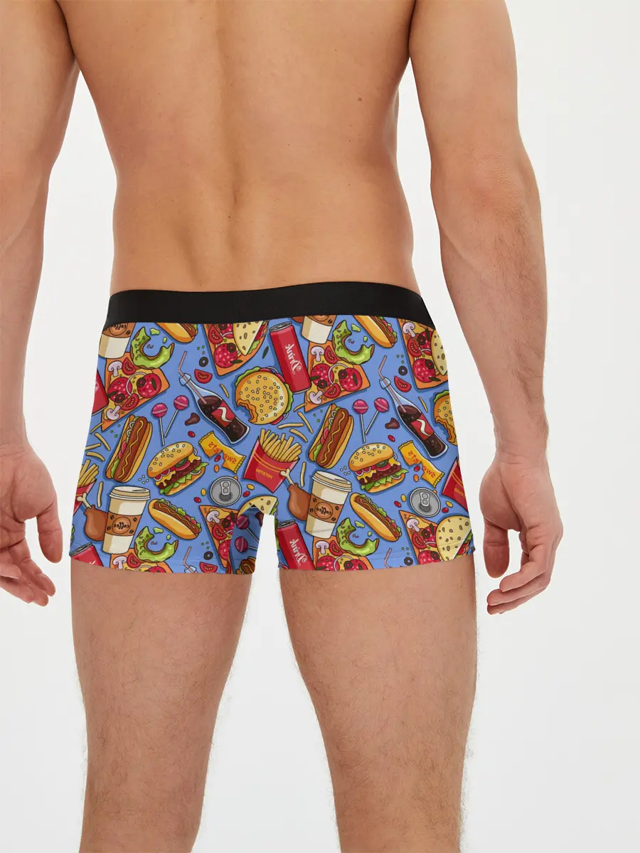Мужские трусы боксеры / Fastfood