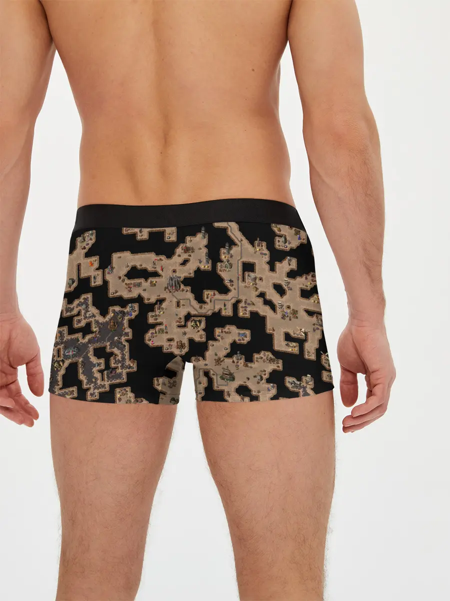 Мужские трусы боксеры / Heroes III Dungeon Map