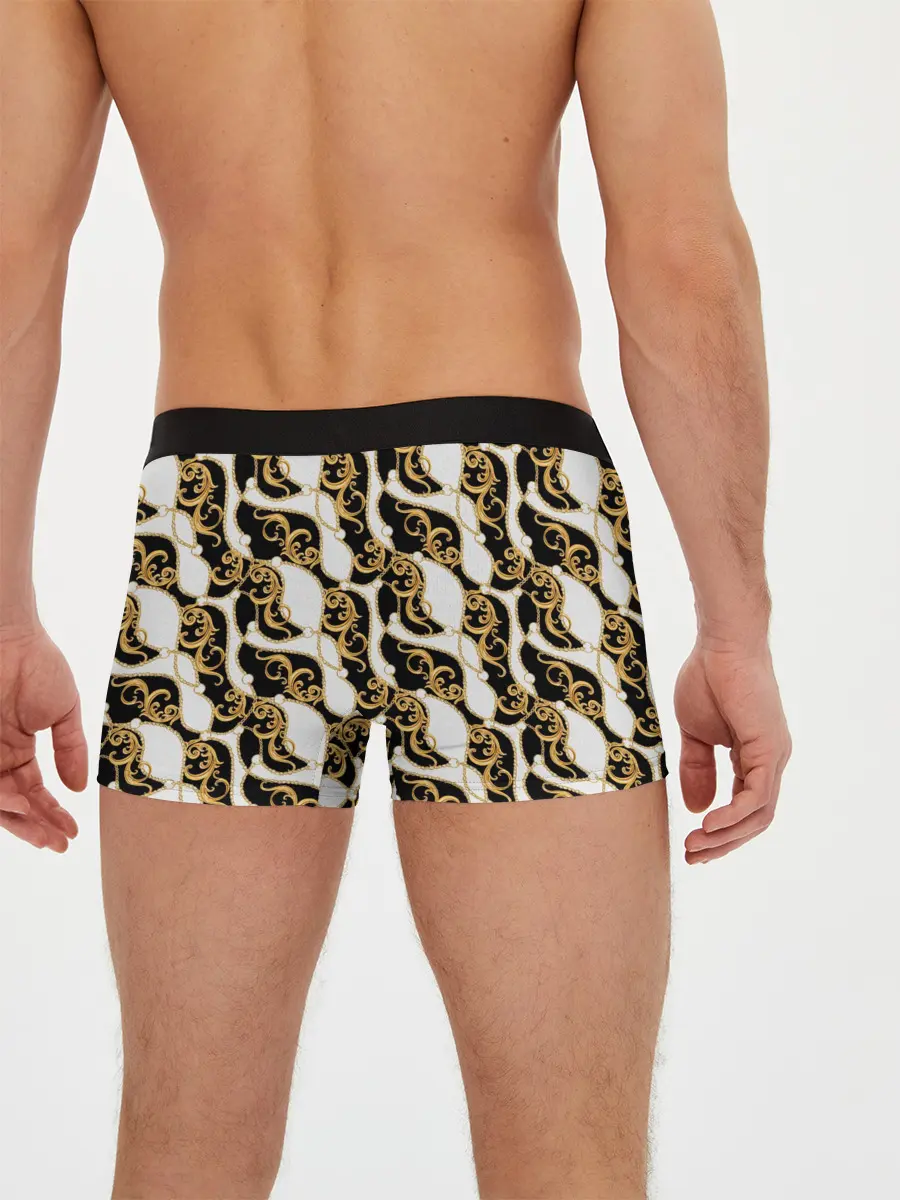 Мужские трусы боксеры / Волновая вьюга