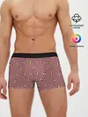 Мужские трусы боксеры / Желто-фиолетовая иллюзия вращения