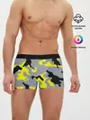 Мужские трусы боксеры / Yellow camouflage