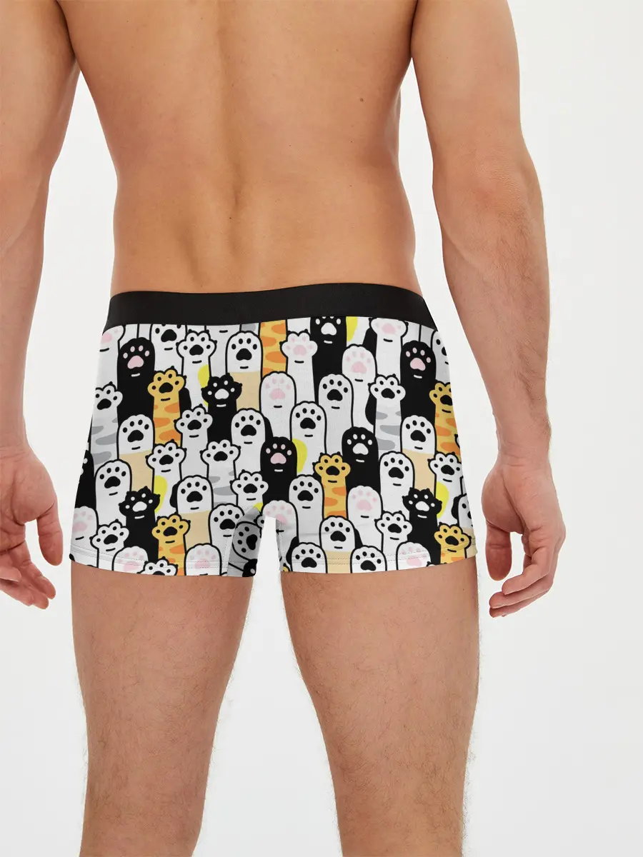 Мужские трусы боксеры / КОШАЧИЬ ЛАПЫ