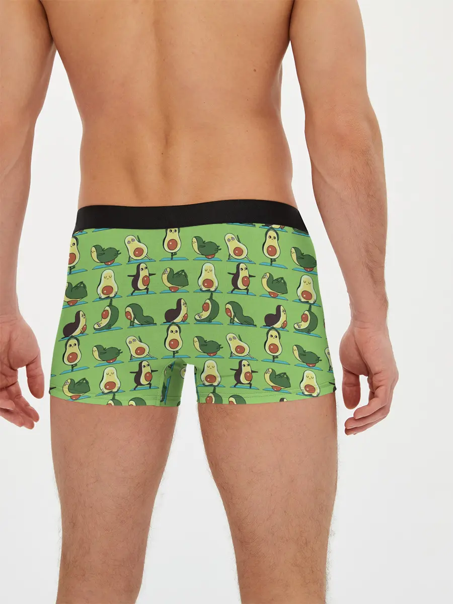 Мужские трусы боксеры / Авокадо | Зарядка