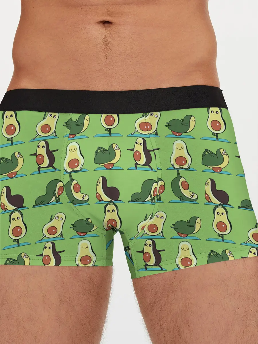 Мужские трусы боксеры / Авокадо | Зарядка