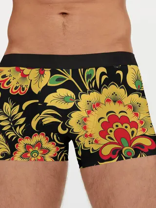 Мужские трусы боксеры / Хохлома