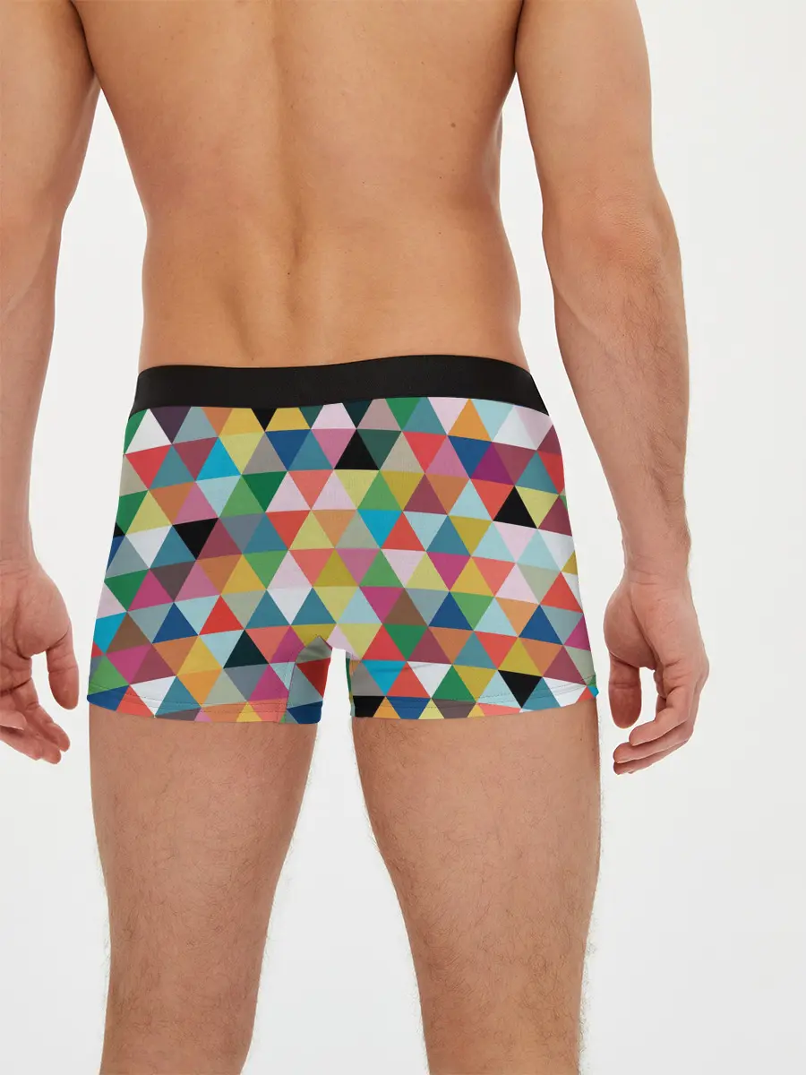 Мужские трусы боксеры / хипстерский паттерн