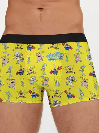 Мужские трусы боксеры / SpongeBob pattern