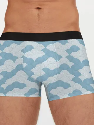 Мужские трусы боксеры / Абстрактные волны