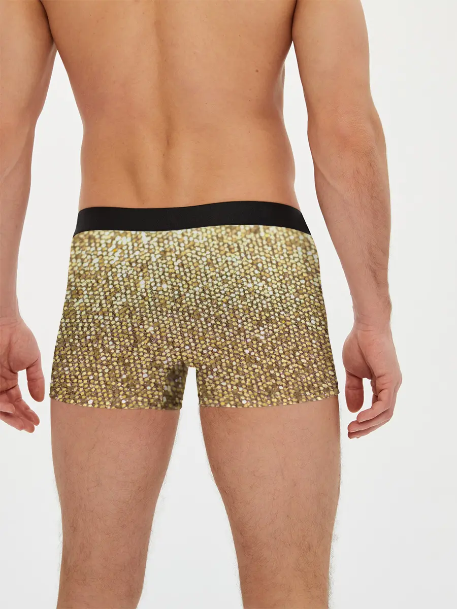 Мужские трусы боксеры / Блёстки