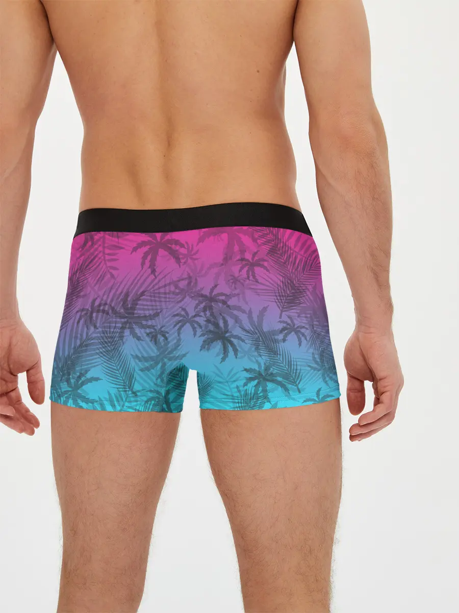 Мужские трусы боксеры / РЕТРО ПАЛЬМЫ