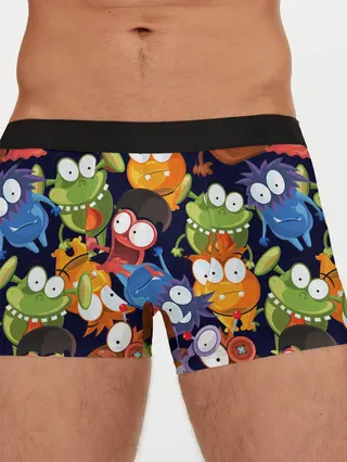 Мужские трусы боксеры / Пучеглазые монстры