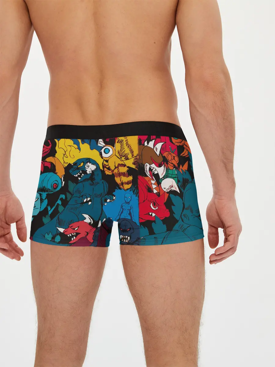 Мужские трусы боксеры / Годзилла