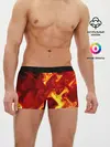 Мужские трусы боксеры / Огненная лава