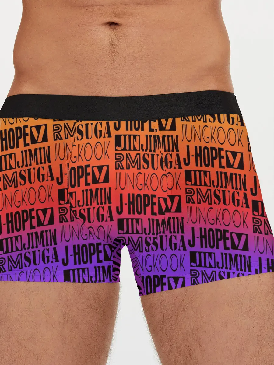 Мужские трусы боксеры / BTS