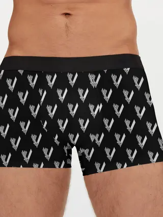 Мужские трусы боксеры / Викинги Лого Паттерн | Vikings Pattern