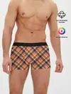 Мужские трусы боксеры / Клеточный узор