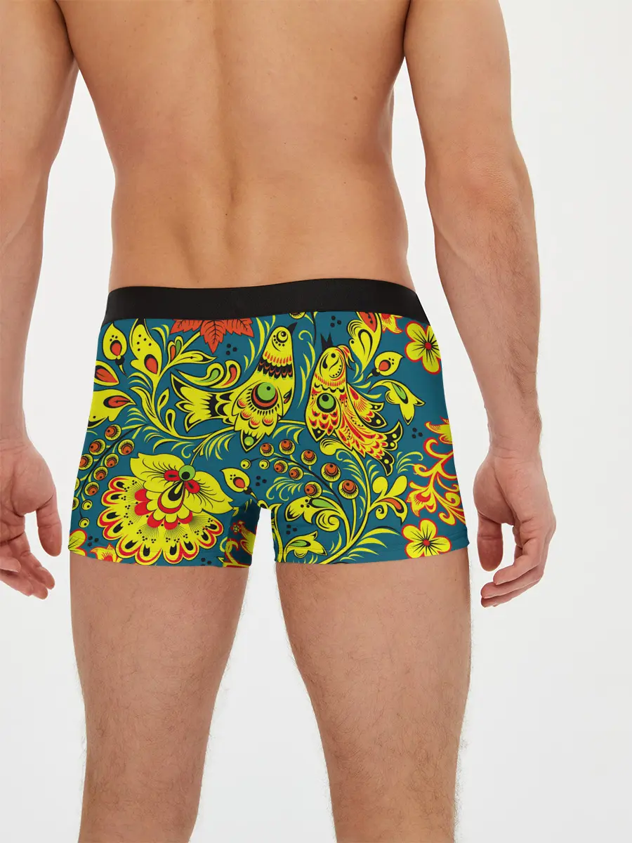 Мужские трусы боксеры / Хохлома