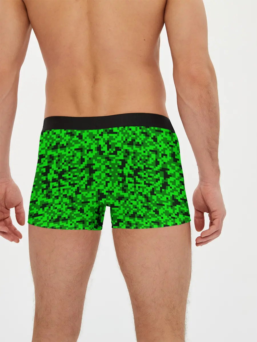 Мужские трусы боксеры / КАМУФЛЯЖ GREEN