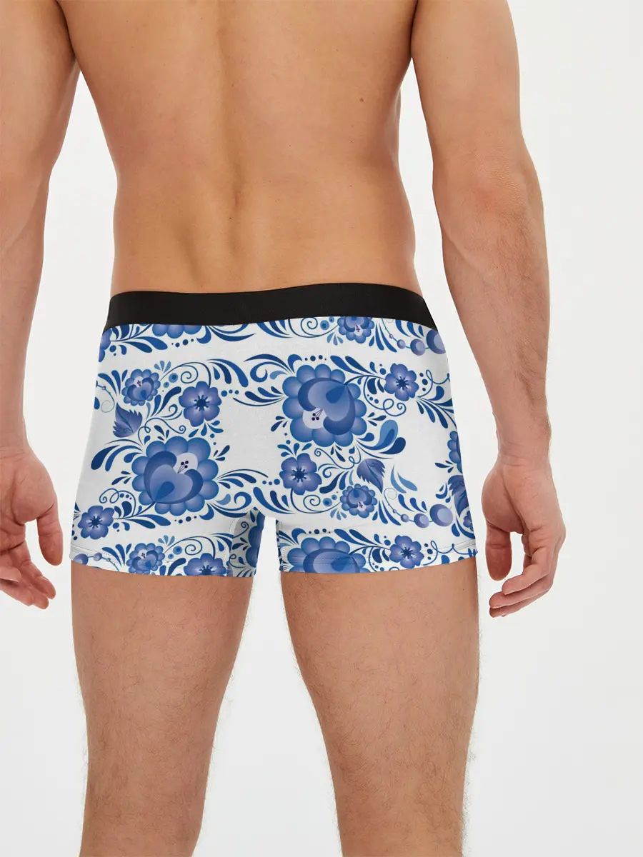 Мужские трусы боксеры / Гжель