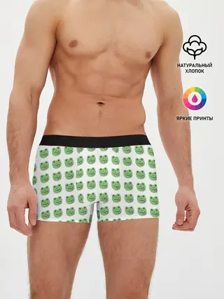 Мужские трусы боксеры / лягушки