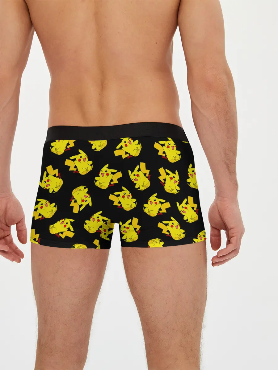 Мужские трусы боксеры / Веселый пикачу