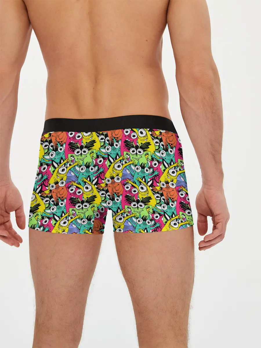 Мужские трусы боксеры / Весёлые монстры